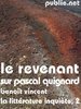 ebook - Le Revenant (sur Pascal Quignard)
