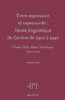ebook - Entre expression et expressivité : l’école linguistique d...