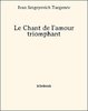 ebook - Le Chant de l'amour triomphant