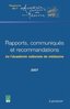 ebook - Rapports, communiqués et recommandations de l'ANM