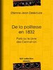 ebook - De la politesse en 1832