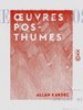 ebook - Œuvres posthumes