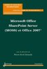 ebook - Microsoft Office SharePoint Server (MOSS) et Office 2007