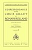 ebook - Correspondance entre Louis Gillet et Romain Rolland