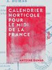 ebook - Calendrier horticole pour le midi de la France