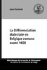 ebook - La Différenciation dialectale en Belgique romane avant 1600