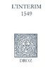 ebook - Recueil des opuscules 1566. L’Interim (1549)