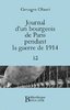 ebook - Journal d'un bourgeois de Paris pendant la guerre de 1914...