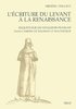 ebook - L'Ecriture du Levant à la Renaissance : Enquête sur les v...