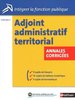 ebook - Adjoint administratif territorial - Annales corrigées