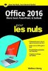ebook - Office 2016 pour les Nuls poche