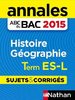 ebook - Annales ABC du BAC 2015 Histoire - Géographie Term ES.L