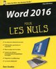 ebook - Word 2016 pour les Nuls