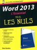 ebook - Word 2013 Essentiel pour les Nuls
