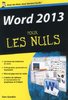 ebook - Word 2013 Pour les Nuls