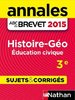 ebook - Annales ABC du BREVET 2015 Histoire - Géographie - Educat...