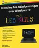 ebook - Premiers pas en informatique avec Windows 10 pour les Nuls