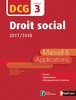 ebook - Droit social - DCG 3 - Manuel et applications