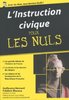 ebook - L'instruction civique Pour les Nuls, édition poche