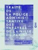 ebook - Traité de la police administrative des théâtres de la vil...