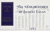 ebook - 789 néologismes de Jacques Lacan