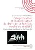 ebook - Simplification et modernisation du droit de la famille : ...