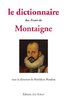 ebook - Le Dictionnaire des essais Montaigne