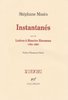 ebook - Instantanés/Lettres à Maurice Rieuneau (1954-1960)