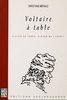 ebook - Voltaire à table