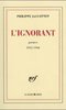 ebook - L'Ignorant. Poèmes 1952-1956