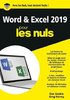 ebook - Word et Excel 2019 pour les Nuls