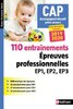 ebook - 110 entraînements - Epreuve professionnelles EP1, EP2, EP...