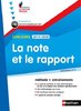 ebook - La note et le rapport - Catégorie A et B - Intégrer la fo...