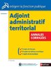 ebook - Adjoint administratif territorial - Annales corrigées - C...