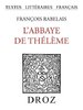 ebook - L'Abbaye de Thélème