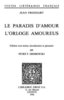 ebook - Le paradis d’Amour ; L'Orloge amoureus