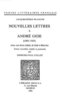 ebook - Nouvelles lettres à André Gide : 1891-1925