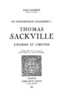 ebook - Un Contemporain d’Elisabet 1 :  Thomas Sackville, l’homme...