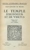 ebook - Le Temple d’Honneur et de Vertus