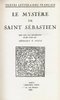 ebook - Le Mystère de Saint Sébastien