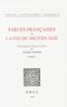 ebook - Farces françaises de la fin du Moyen Age