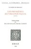 ebook - Les premières Œuvres poétiques : 1585