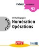 ebook - Fichier Numération Opérations GS - Livret Pédagogique