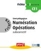 ebook - Fichier Numération Opérations 3 - Livret Pédagogique