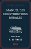 ebook - Manuel des constructions rurales
