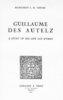 ebook - Guillaume des Autelz. A study of his life and works
