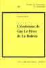 ebook - L'Ésotérisme de Guy Le Fèvre de La Boderie