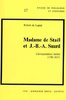 ebook - Madame de Staël et J.-B.-A. Suard : Correspondance inédit...