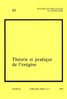 ebook - Théorie et pratique de l'exégèse. Actes du 3e colloque in...