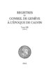 ebook - Registres du Conseil de Genève à l'époque de Calvin
